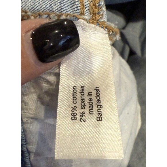 Women’s Lane Bryant 26 jeans flex magic signature fit mid Rise boyfriend Capri - Picture 9 of 11